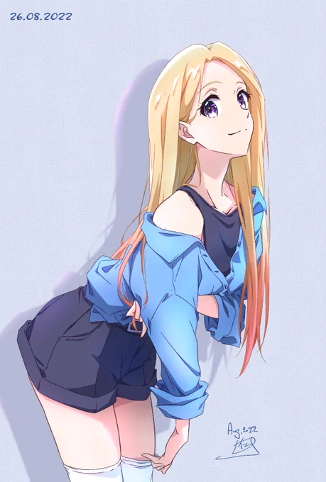 【金曜の誰でもないガール】オフショルシャツ×ガール [20220826] 