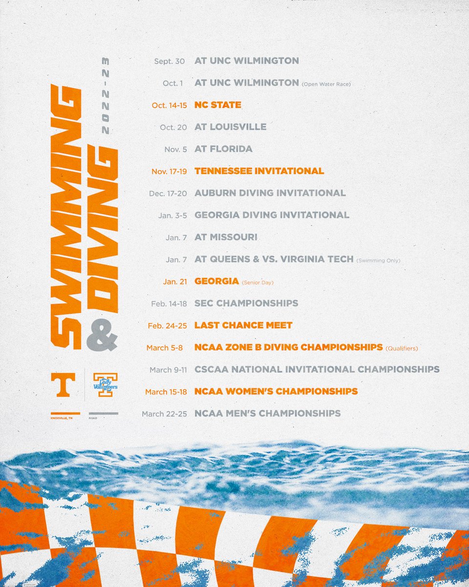 Tennessee Swimming & Diving on Twitter "Excited to announce our 2022