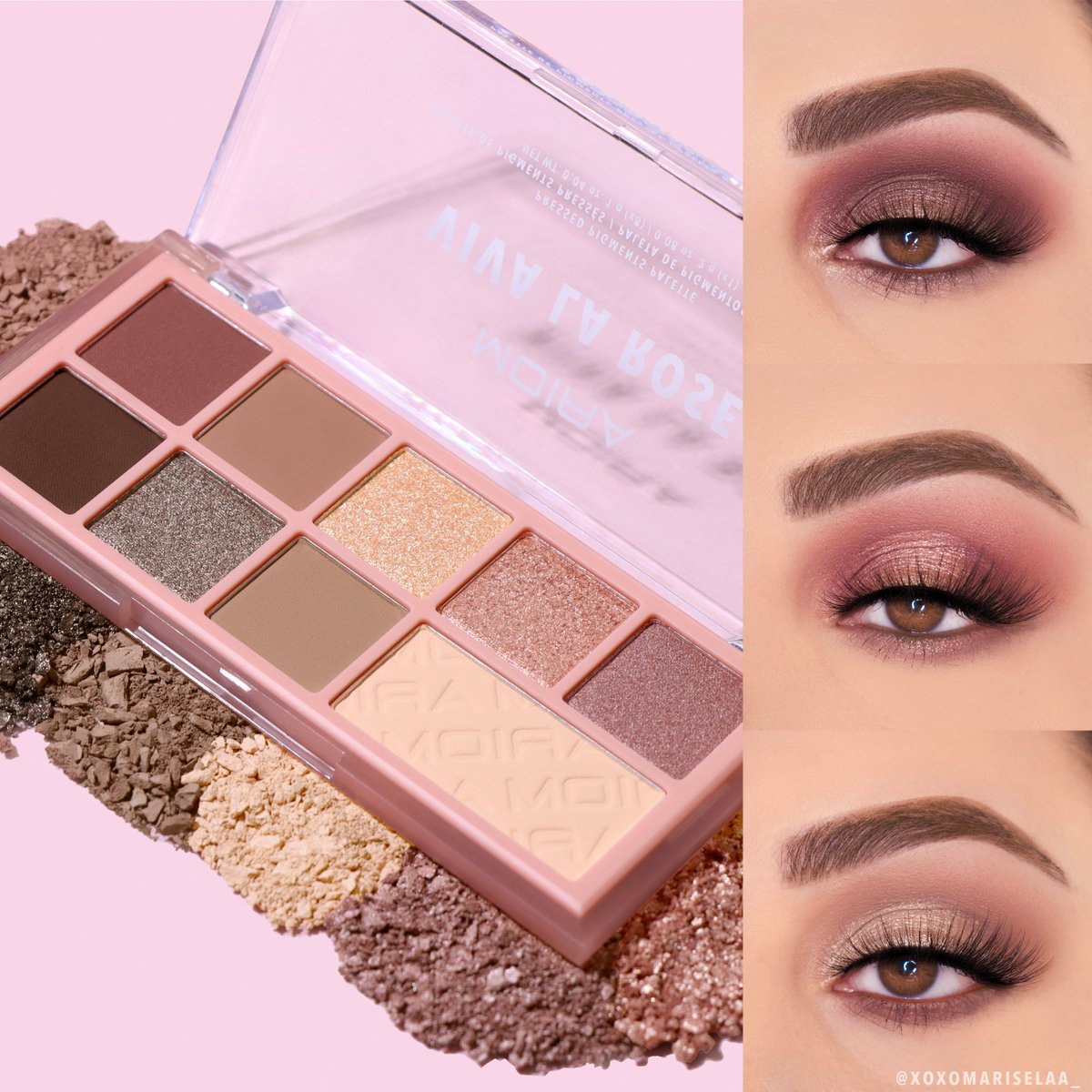 moiracosmetics's tweet photo. Viva La Rose 💗
Eye look 📸: @xoxomariselaa_(IG)
#MOIRAbeauty #MOIRAgoddess #Moira #crueltyfree #vegan #eyeshadowlooks #eyeshadowlook #eyeshadowlover #eyeshadow #eyeshadowpalette #pressedpigment #eyeshadowaddict #pigmented #pigmentedeyes #pigmentedshadow https://t.co/2tyLTGnKW8