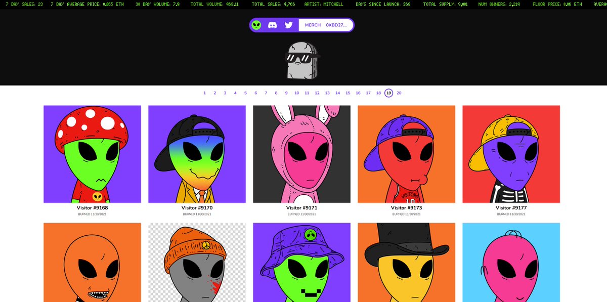 The Visitors tweet media