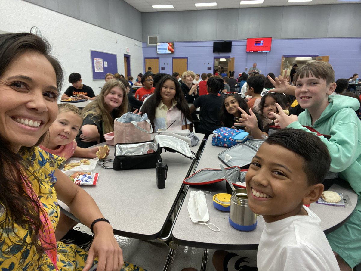 So proud of these kiddos and their inclusiveness. Monday this table had one student and the first group came over. Yesterday I filled the last seat with a solo kiddo who is now at a table full of friends. Today everyone shared something they learned about him. #bettertogether 💜