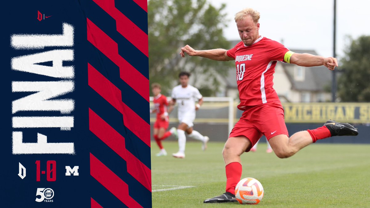 DuqMSoccer's tweet photo. ✅ First Power 5 win since 2003.
✅ Second win over a Big Ten team in program history.

#GoDukes | #A10MSOC https://t.co/araJWR2GBt