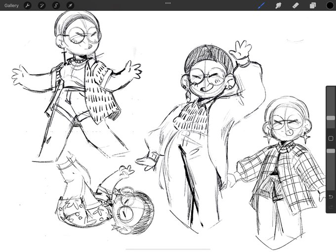 Doodling some outfits 
