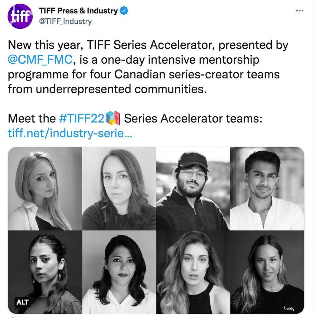 We’re excited to share that Boldly’s @shelbymanton will be taking part in the inaugural TIFF Series Accelerator 2022, along with co-creators <a href="/bianca/">Andrea Marco Bianca</a>.kenna <a href="/redcandyisbest/">Katie Cowger</a> 🥳

‘Thread’ is the story of two women who thread in and out of each other’s liv… instagr.am/p/ChsnWRDPQXi/
