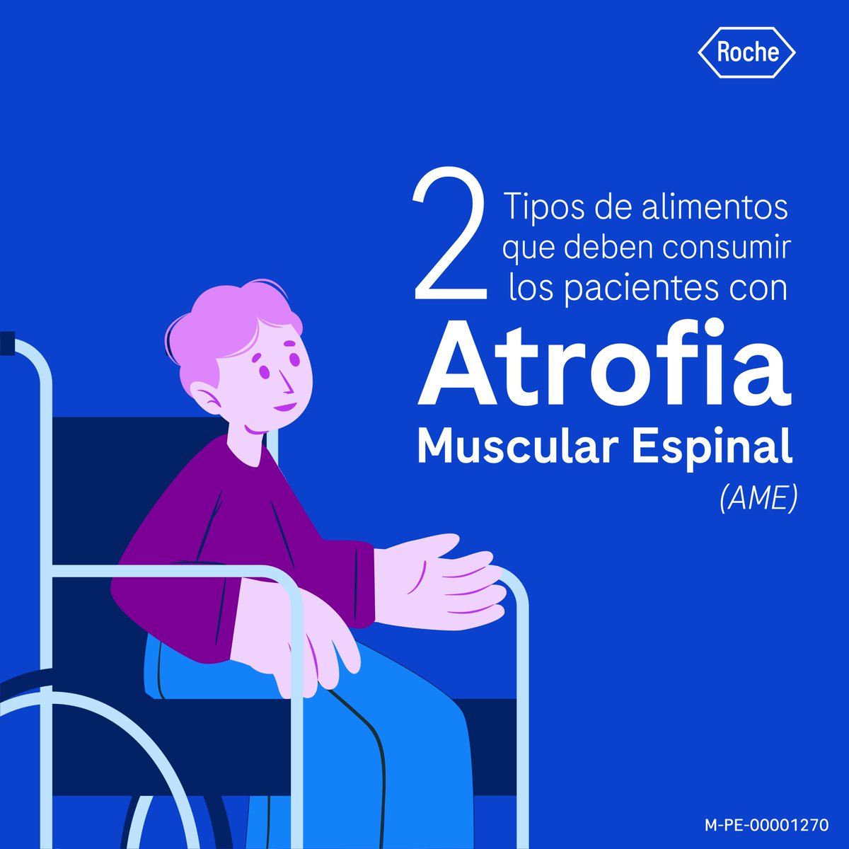 RochePharmaPeru's tweet photo. La alimentación adecuada es clave para mantener la masa muscular de los pacientes con #AtrofiaMuscularEspinal. 👇🏼🧵

#AME #LaSaludDelFuturo #Roche #MesAME https://t.co/FVAE5eGbw3