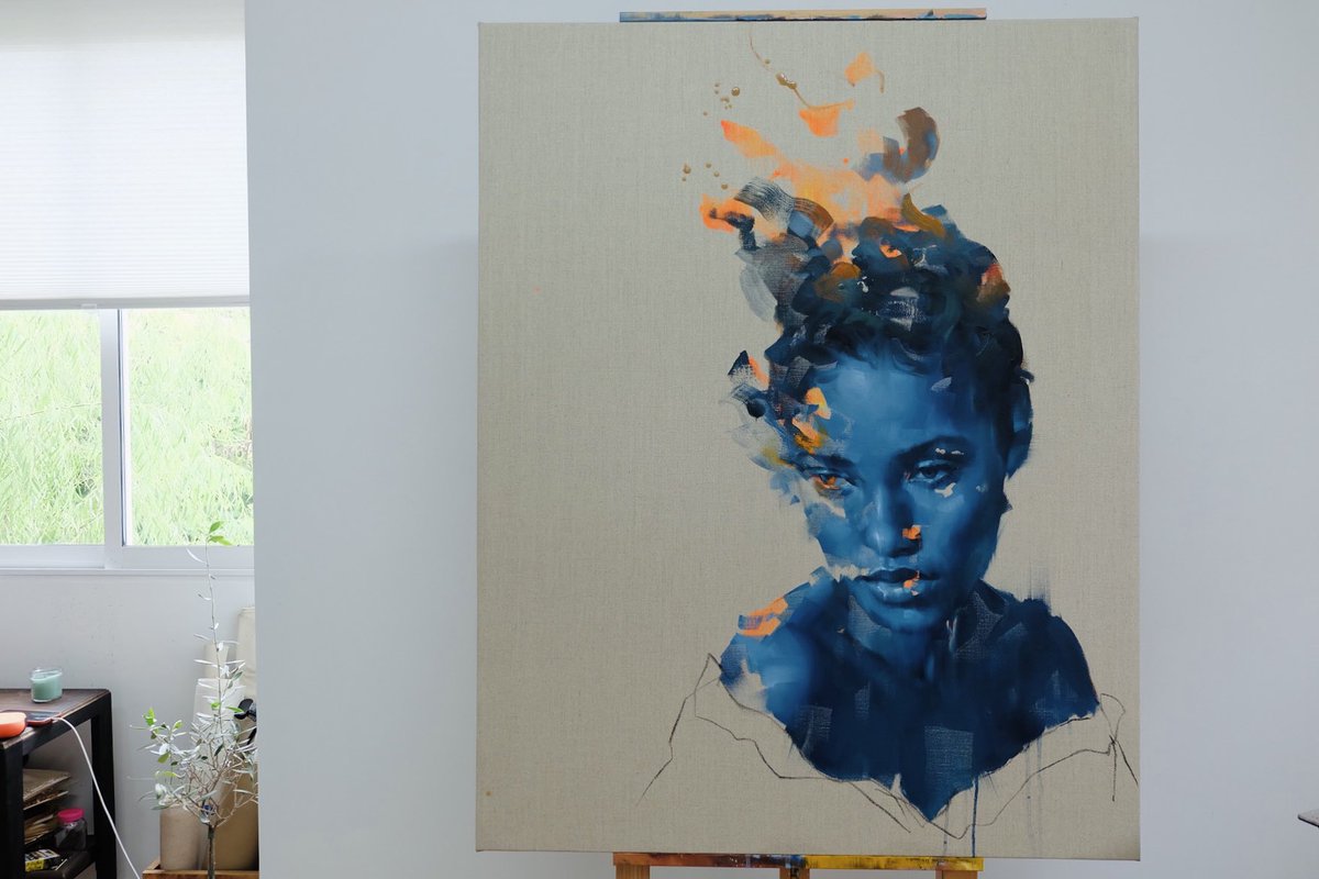 Wip
Studio today 

#nft #NFTARTFinance #nftart #NFTCommunity #art #artist #paintings #portrait #oilpainting #foundationapp #nftcollector #traditionalart #studio