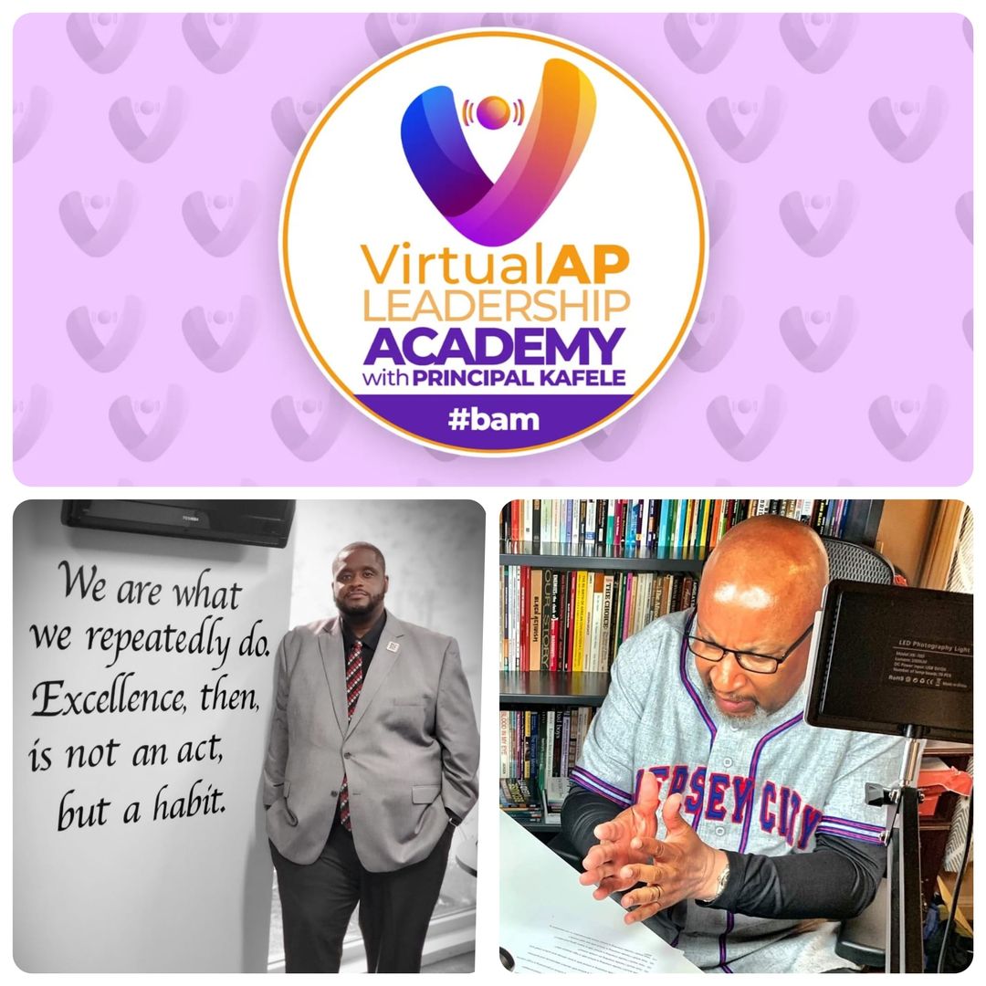 PrincipalKafele's tweet photo. WEEK 122 IS UPON US! Join my special guest, Kansas City MO Middle School Principal of the Year, Dr. VaShawn Smith (@drvsmith) and I for a special Back to School conversation this Saturday morning @ 10:55 EST on Twitter LIVE @ or YouTube @ Virtual AP Leadership Academy. https://t.co/H0U5cn1Yov