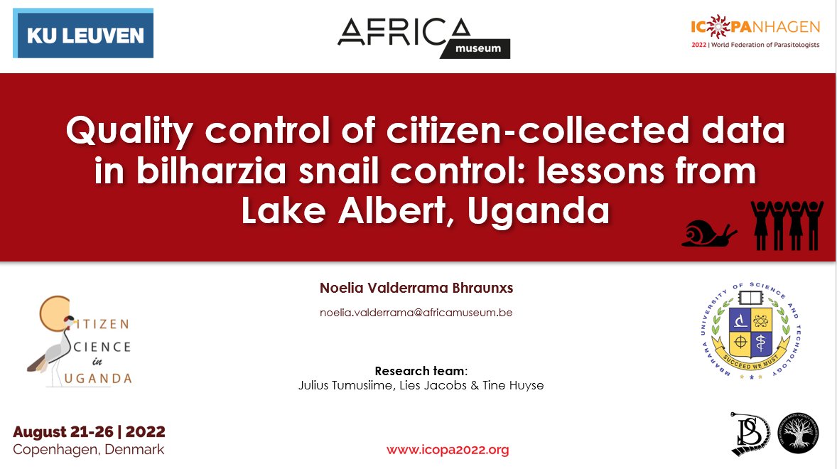 Noelia Valderrama B. (@noeliavabh) on Twitter photo 🔎Interested in Citizen Science and parasitic diseases?
Don't miss our session on 'Citizen science for vector-borne disease control: challenges and opportunities' this Friday 26/08 at 9am! <a href="/HuyseTine/">Tine Huyse</a> @MercyGloriaA1
<a href="/AtrapU/">ATRAP</a> <a href="/KU_Leuven/">KU Leuven</a> <a href="/africamuseumbe/">The AfricaMuseum</a>
#ICOPAnhagen #ICOPA2022 🔎Interested in Citizen Science and parasitic diseases?
Don't miss our session on 'Citizen science for vector-borne disease control: challenges and opportunities' this Friday 26/08 at 9am! <a href="/HuyseTine/">Tine Huyse</a> @MercyGloriaA1
<a href="/AtrapU/">ATRAP</a> <a href="/KU_Leuven/">KU Leuven</a> <a href="/africamuseumbe/">The AfricaMuseum</a>
#ICOPAnhagen #ICOPA2022