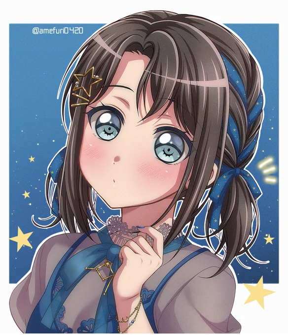 息抜きに美咲～#バンドリ #bandoriart 