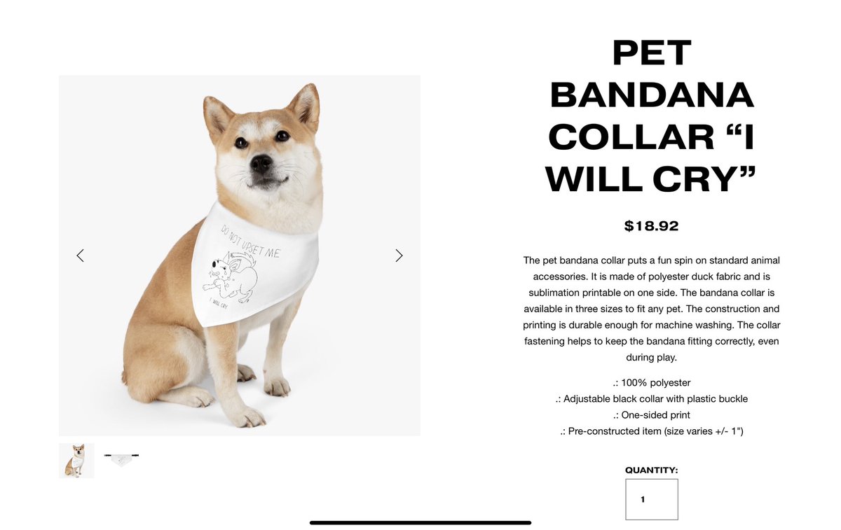 BrenBPR's tweet photo. ALSO there is a ✨pet bandana✨ available on my site! https://t.co/XKiJSUFBvB