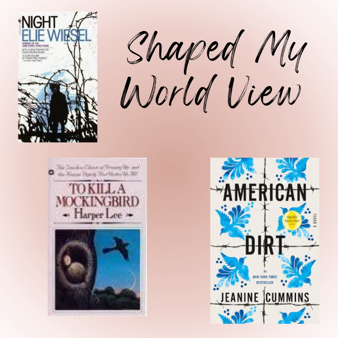 #10days10books 

Day 4: Shaped My World View

Sorry, not sorry…I can’t pick just one!