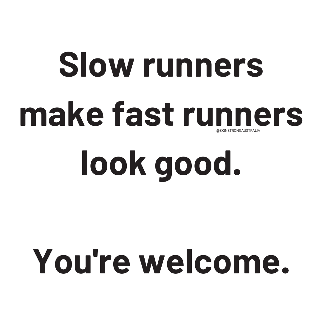 skinstrongaus's tweet photo. Yep, you are so very welcome :) I am the ultimate back of the pack runner 😁 Have an awesome weekend!

#Friday #FridayRunning #RunningHumour #SkinStrongAus #SkinStrong https://t.co/xDbwPPVf02