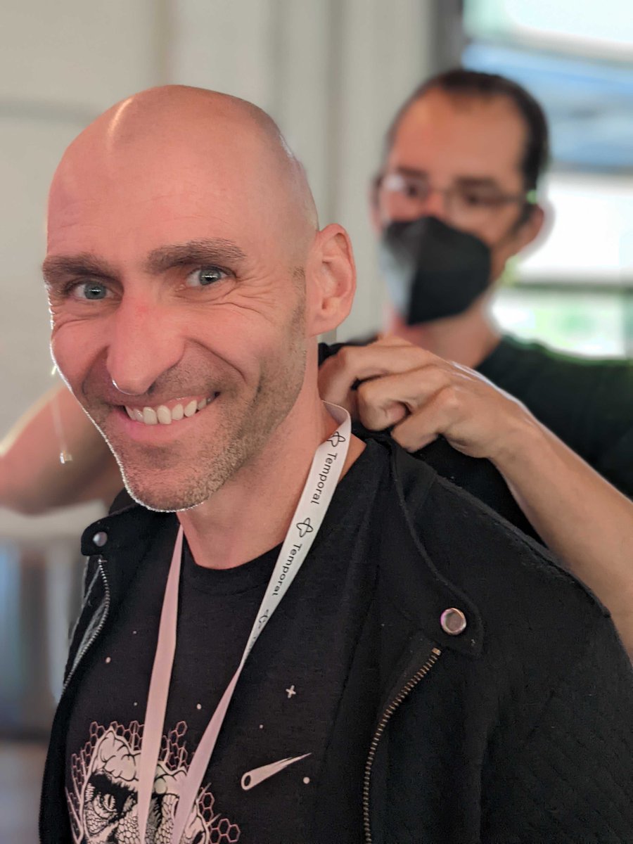 temporalio's tweet photo. Dominik prepares to speak! But where is Grogu?!? #BabyYoda #Reply2022 https://t.co/UWn7qFg2m6