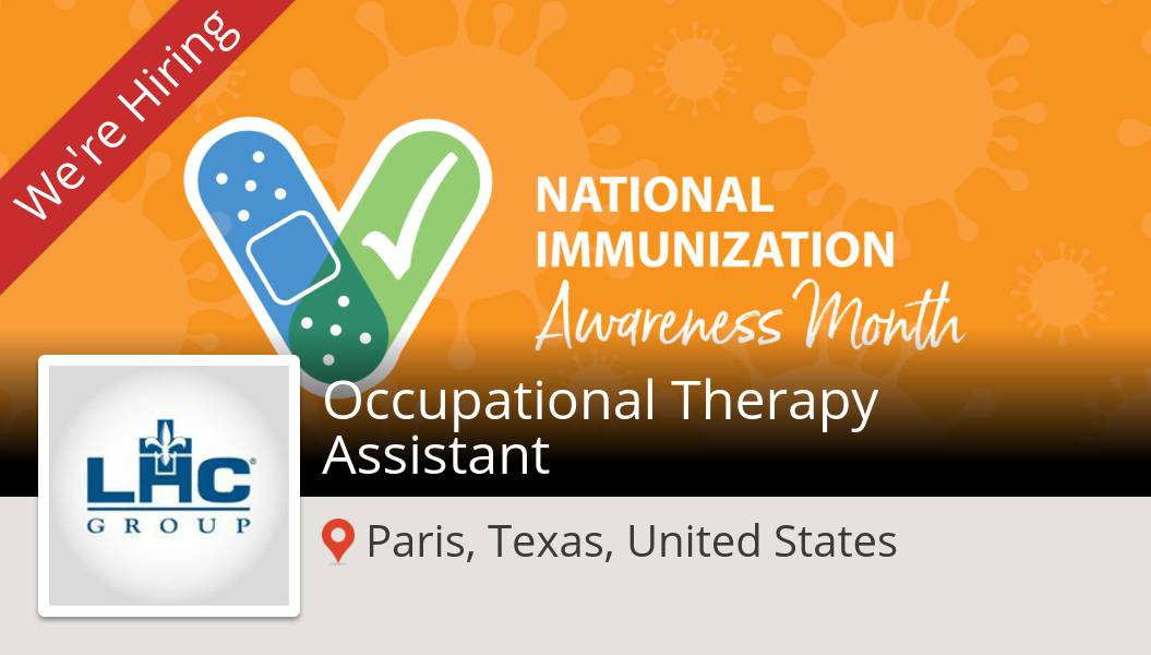 M_D_Recruiter's tweet photo. Apply now to work for #LHCGroup as Occupational #Therapy #Assistant in #ParisTexasUnitedStates! #job https://t.co/lcaGYuy3hJ https://t.co/FXOva9Xs0U