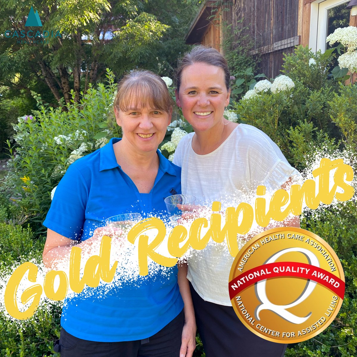 1 of only 2 Skilled Nursing Facilities in the entire country to be awarded the 2022 AHCA/NCAL Gold award for superior performance in quality care!

Congratulations to Emilee, Jodi, and the rest of the Mountain Valley of Cascadia team! 
<a href="/ahcancal/">AHCA/NCAL</a> #forceforgood