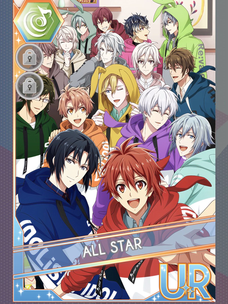 u13ld1fl3ur01's tweet photo. Finally received my UR All Star card! ありがとうございますアイナナ!
#アイナナ #アイナナ7周年 #OnlyOnceOnly7th #IDOLiSH7 #AllStar https://t.co/gL9ptiezHR