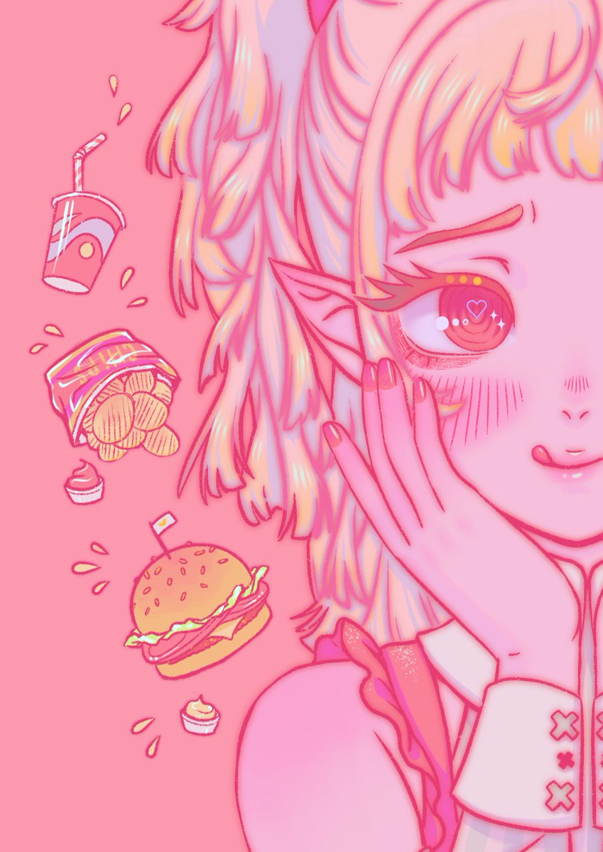DreamMorii's tweet photo. #junkfood #girlsdrawing #procreate #artdrawing #colorpalette #procreateart #procreatedrawing #procreateillustration #procreateartist #procreateartwork #artwork #artoftheday #delicious #cutegirl #animeart #hungrygirl #arteanime #cuteanime #digitalillustration #digitalart https://t.co/dc5HnZ779m