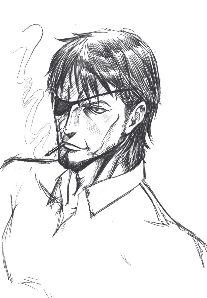 おはようございます😆

最近、女の子しか描いてなくておっさん成分が枯渇してたから、夜中にオリキャラのおっさん描いてたら顔だけで力尽きて寝落ちしてたFUDOUですw 