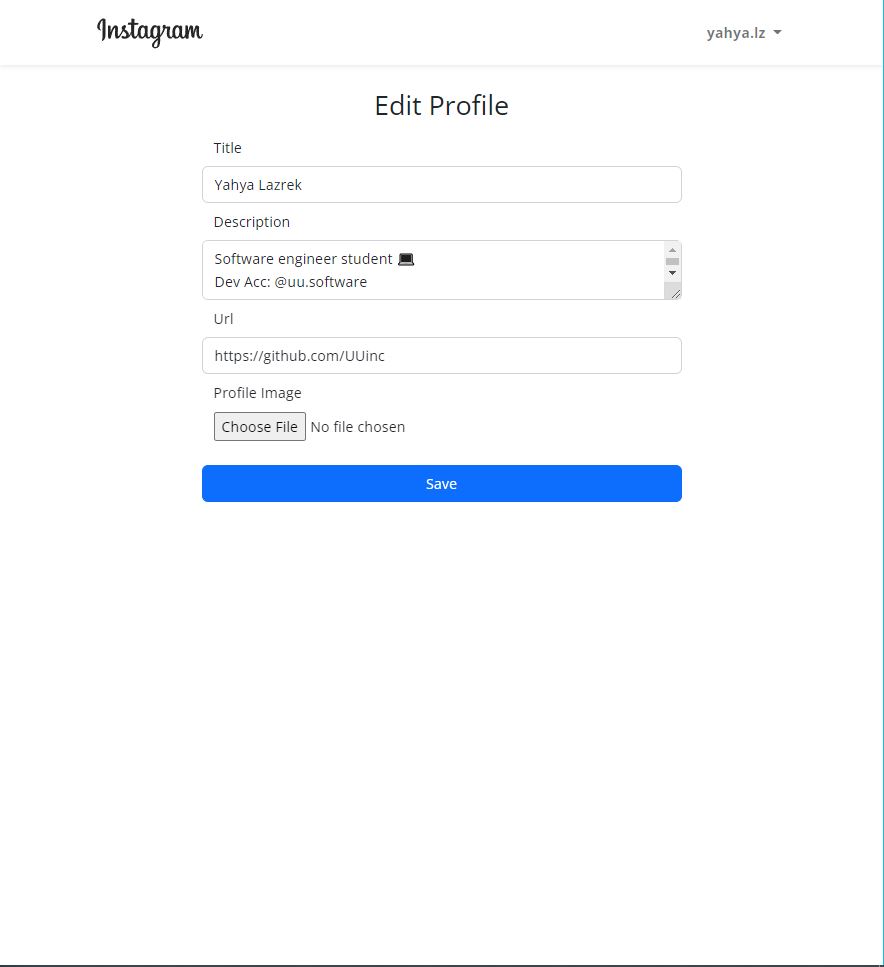 yahya_lz's tweet photo. I developed an #Instagram clone #web #application where you can do the basics functionality of Instagram as following users and posting images.
Technologies used: #Laravel and #SqlLite
Check out the source code in my #GitHub repository:
https://t.co/YaYnNIdGWn https://t.co/wwizOZ8lh6