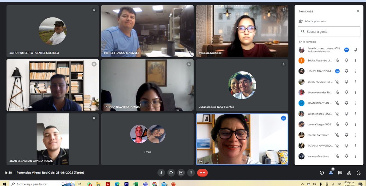 RedcolsiAO's tweet photo. Finalización segunda jornada salas de ponencias modalidad virtual del XIX Encuentro Regional Semilleros de investigación - Nodo Amazonía Orinoquía @RedcolsiAO Mañana inician dos días de encuentro modalidad presencial en @UniCostaCOL extensión Villavicencio https://t.co/6PNafOscyQ
