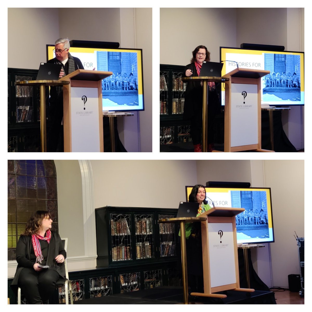 Thanks to @nenieb and @cfwriter for organising last night's 'Writing history for children' session - another @pha_nsw event generously hosted by @statelibrarynsw Paul Ashton introduced publisher Claire Hallifax and author Sophie Masson, who both offered superb advice.