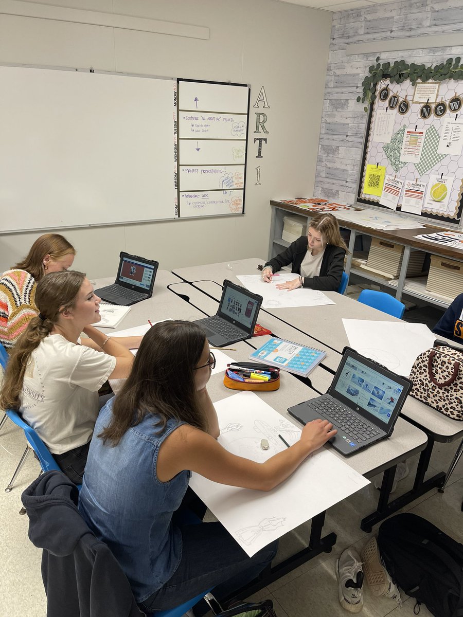 VinningJr's tweet photo. Each time Ms. Novasad’s art students put pencils, markers, or even crayons to paper, there’s a masterpiece in the works. #CaldwellProud #CaldwellHighSchool https://t.co/3xh5P1YJy7