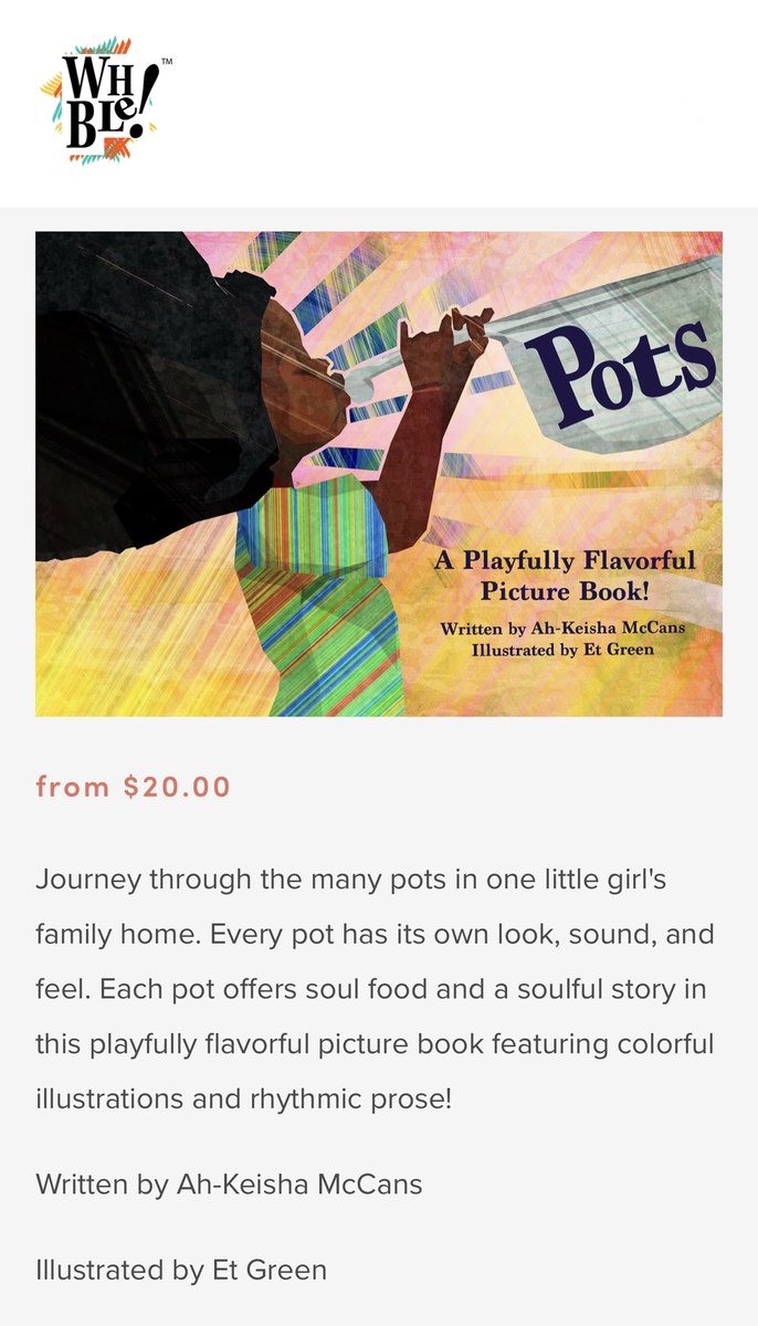 kindredwisdom's tweet photo. Fam💕 Pots is full of rhythm and soul! Dig in &amp; read all about it! Now Available at https://t.co/cXGgSNB07u and other online book retailers! 
@diversebooks @whble_works @blackbkreleases @Bookshop_Org @Readby4th @TurningpageSC @IdasBooks @FreeLibFriends @levarburton https://t.co/flSHPQpIuI