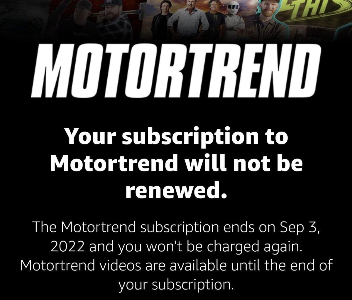 jeffcj's tweet photo. @MotorTrendPlus @MotorTrend @MotorTrendGroup Really sad to hear @DirtEveryDay is cancelled. Saves me a bit of money though. https://t.co/8ERCK6c2jl