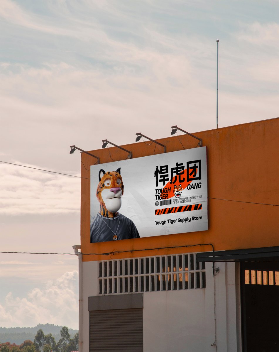 toughtigergang's tweet photo. Playing with some ideas ✨🐯

Like and share if you love our work. 💙

Follow and join our social media pages to see our latest Tough Tiger updates. 🔥

_____
#betough #toughtiger #toughtigergang #fashionnft #lunaryearofthetiger #nft https://t.co/rq8G3hjk2W