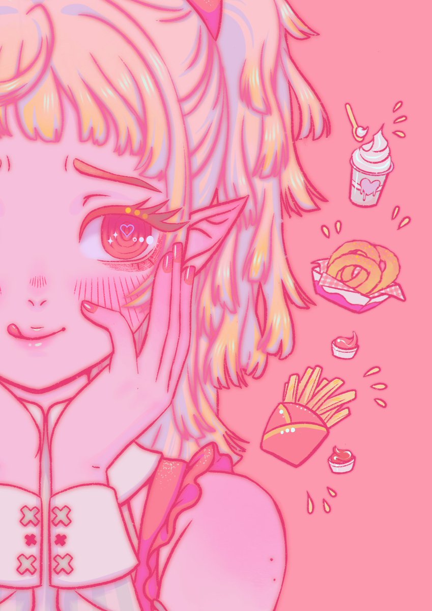 DreamMorii's tweet photo. #junkfood #girlsdrawing #procreate #artdrawing #colorpalette #procreateart #procreatedrawing #procreateillustration #procreateartist #procreateartwork #artwork #artoftheday #delicious #cutegirl #animeart #hungrygirl #arteanime #cuteanime #digitalillustration #digitalart https://t.co/dc5HnZ779m