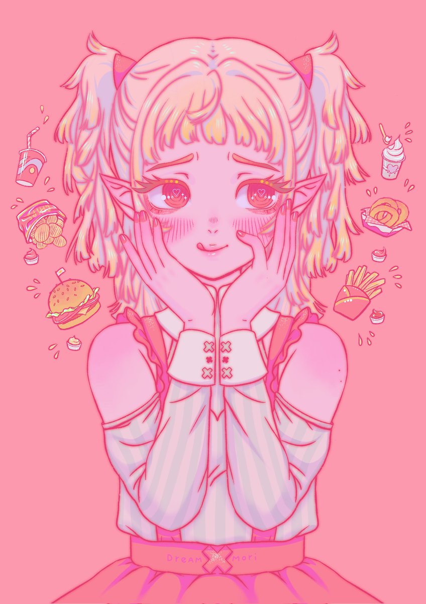 DreamMorii's tweet photo. #junkfood #girlsdrawing #procreate #artdrawing #colorpalette #procreateart #procreatedrawing #procreateillustration #procreateartist #procreateartwork #artwork #artoftheday #delicious #cutegirl #animeart #hungrygirl #arteanime #cuteanime #digitalillustration #digitalart https://t.co/dc5HnZ779m