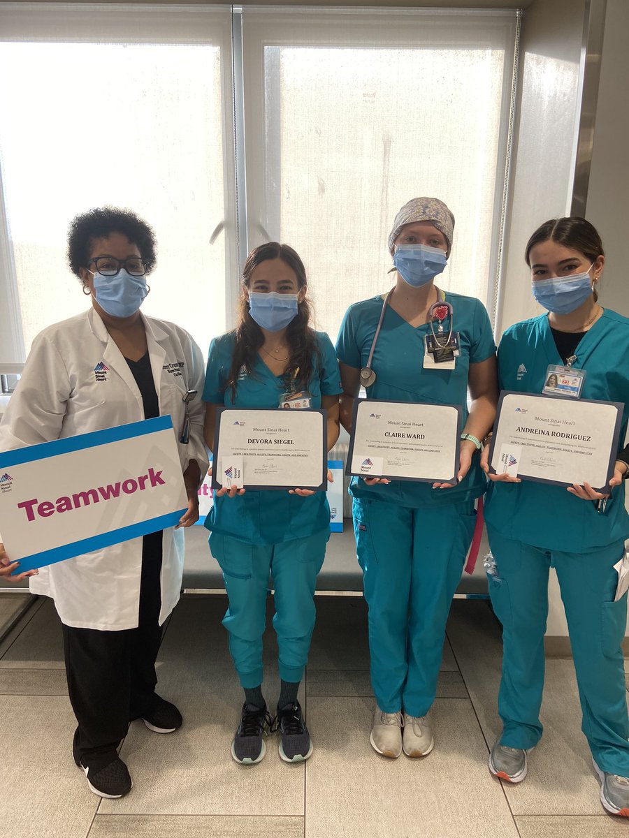 7East team celebrated <a href="/MountSinaiHeart/">Mount Sinai Fuster Heart Hospital</a> Patient Comment Celebration Breakfast. Way to go team!! #bettertogether #heartofthematter <a href="/BethOliverVP/">Beth Oliver</a>
