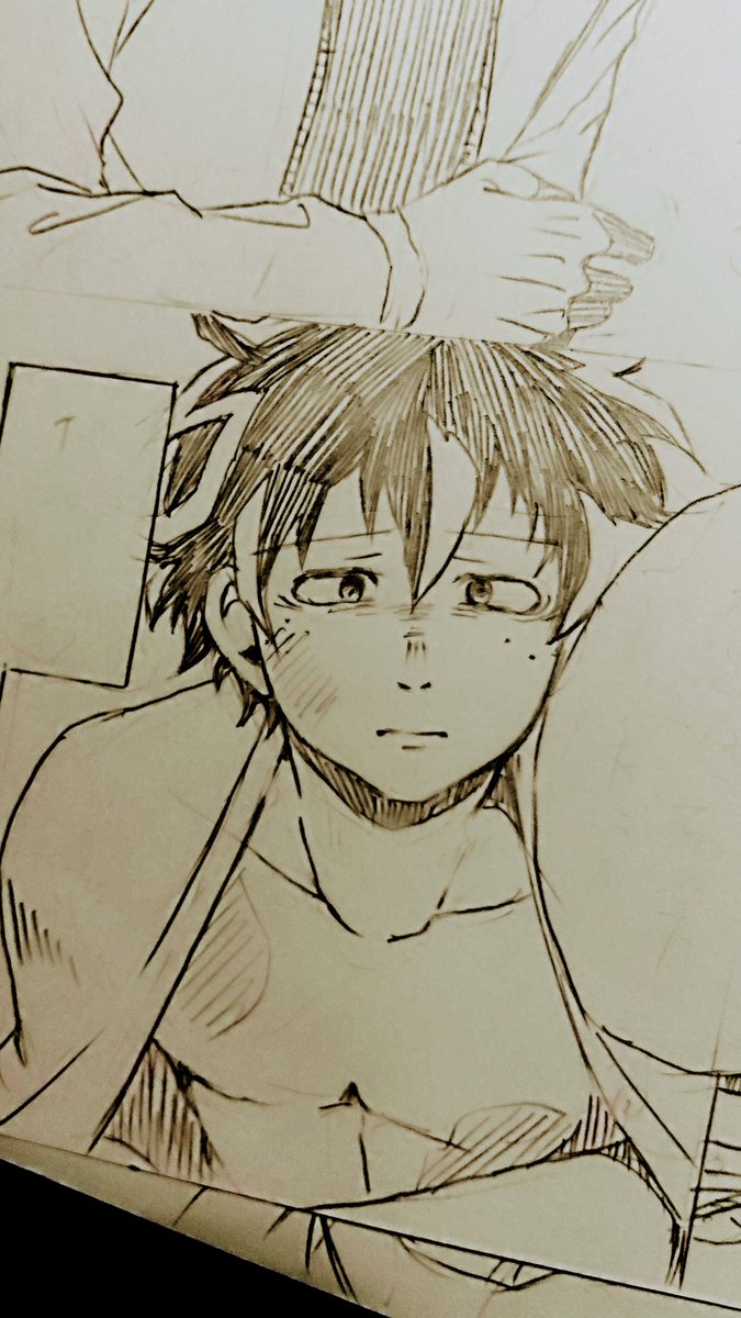 原画自体は実質あと2頁なのに描くのが一日一時間未満とかだから進みが亀すぎて進んだ気がしない 