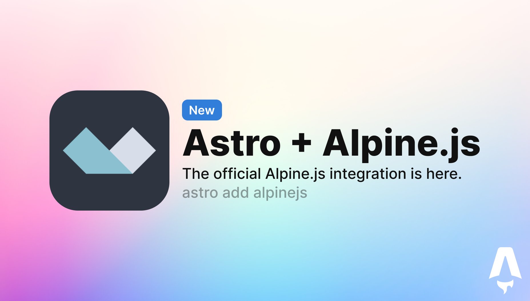 Astro on Twitter "`astro add alpinejs` Introducing the new Alpine_JS