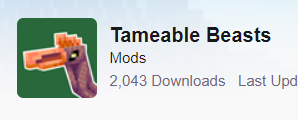 Tameable Beasts - Forge Mod (@tameablebeasts) / Posts / X