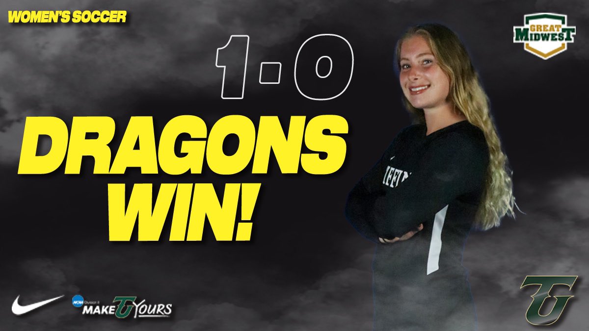 ‼️DRAGONS WIN‼️

Dragons Hold off Lewis to win season opener!! Malea Nelson tallied eight saves in the win!⚽️🐉🐲 #gogons #dragonation #win #soccer <a href="/TuWnsSoccer/">Tiffin University Women's Soccer</a>