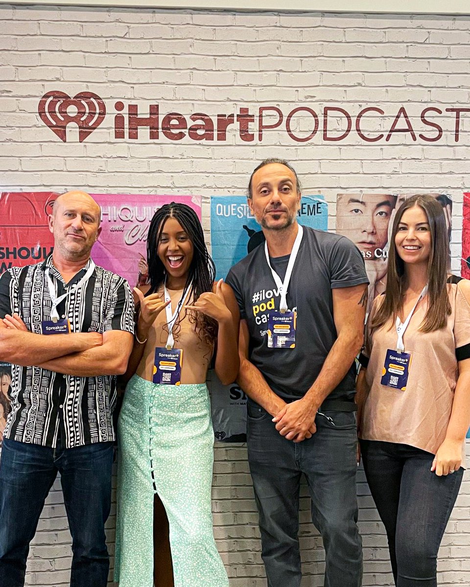 spreaker's tweet photo. Part of our fantastic team @PodcastMovement!

#PodcastMovement, #PM22 https://t.co/V5wYfPvhez