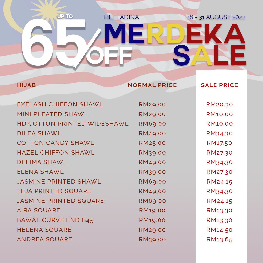Esc_4869's tweet photo. Ramai tanya bila ANDREA PREMIUM COTTON nak buat sale lagi 😭 
sebab besttt sangat pakai 😍

Tadaa surprise for you, SALE MERDEKA 🥳
Rm13+ only ( harga asal rm39 tau🤧)

Premium Cotton you bukan cotton biasa 💯
Ramai repeat order 👍🏻 https://t.co/VRqW5GqmxD