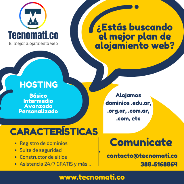 📌Estás buscando el mejor plan de alojamiento web? Estás iniciando un negocio y necesitas un correo profesional y dominio + hosting?
Te ayudamos a elegir un dominio que represente tu marca y configuramos tu cuenta de correo profesional
#sitioweb #webdesign #hostingweb #domainname