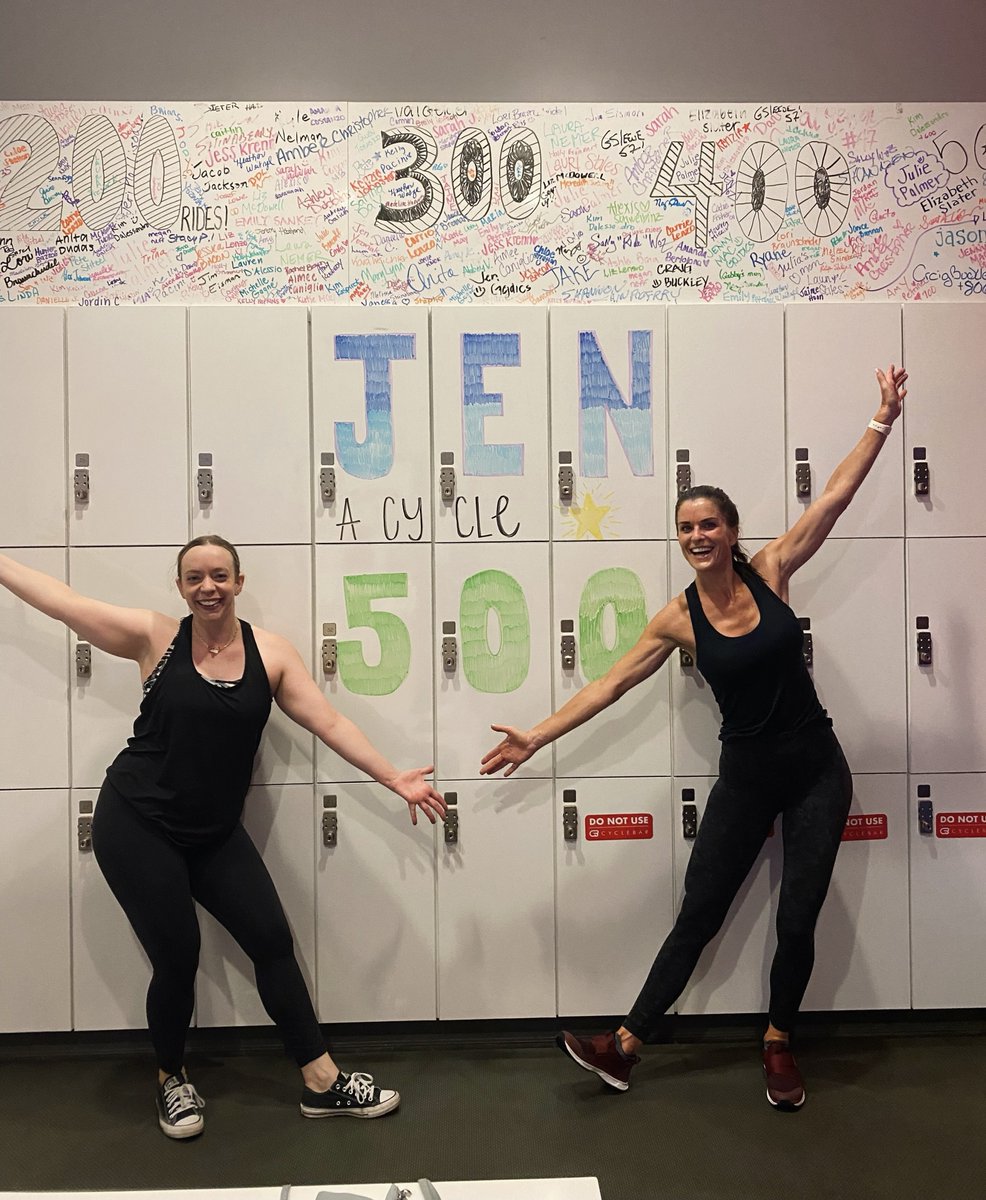 CyclebarHudson's tweet photo. Adding another one to the 500 club! 😍 Congrats Jen! ✨

#cyclebarhudson #cyclebar #workout #fitness #indoorcycling https://t.co/KSvnATNZkq
