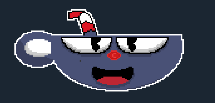 Cuphead? 

#pixelart