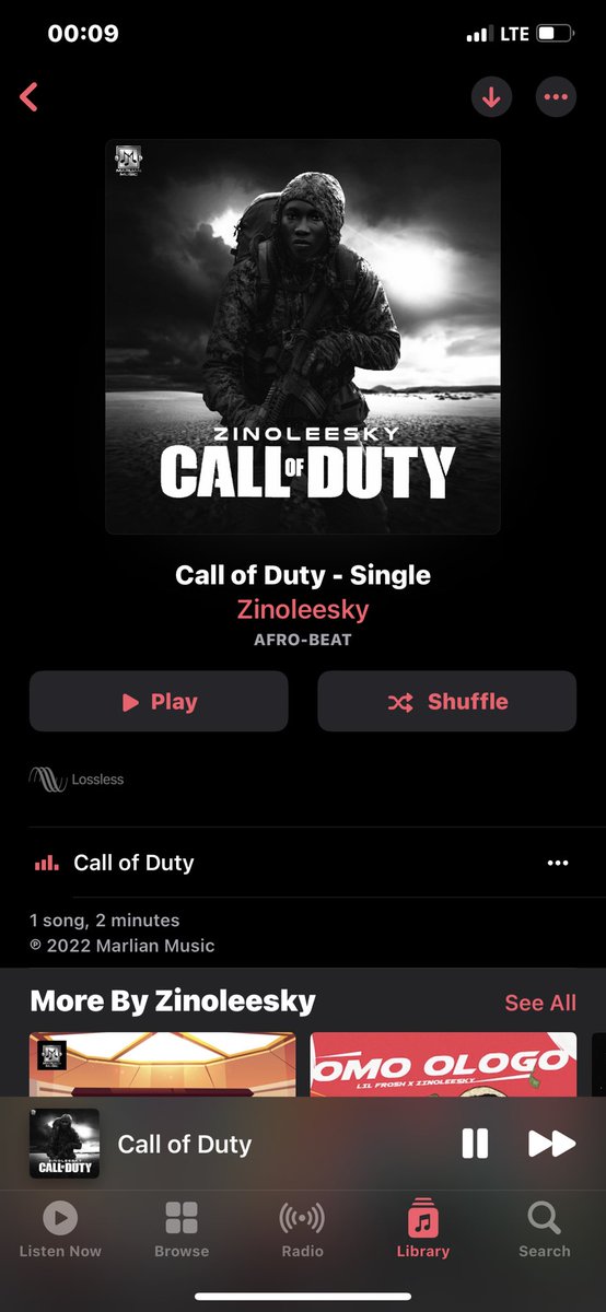 My food don land oh🤩😭 Zinoleesky Call of Duty out now🔥😇 #Callofduty