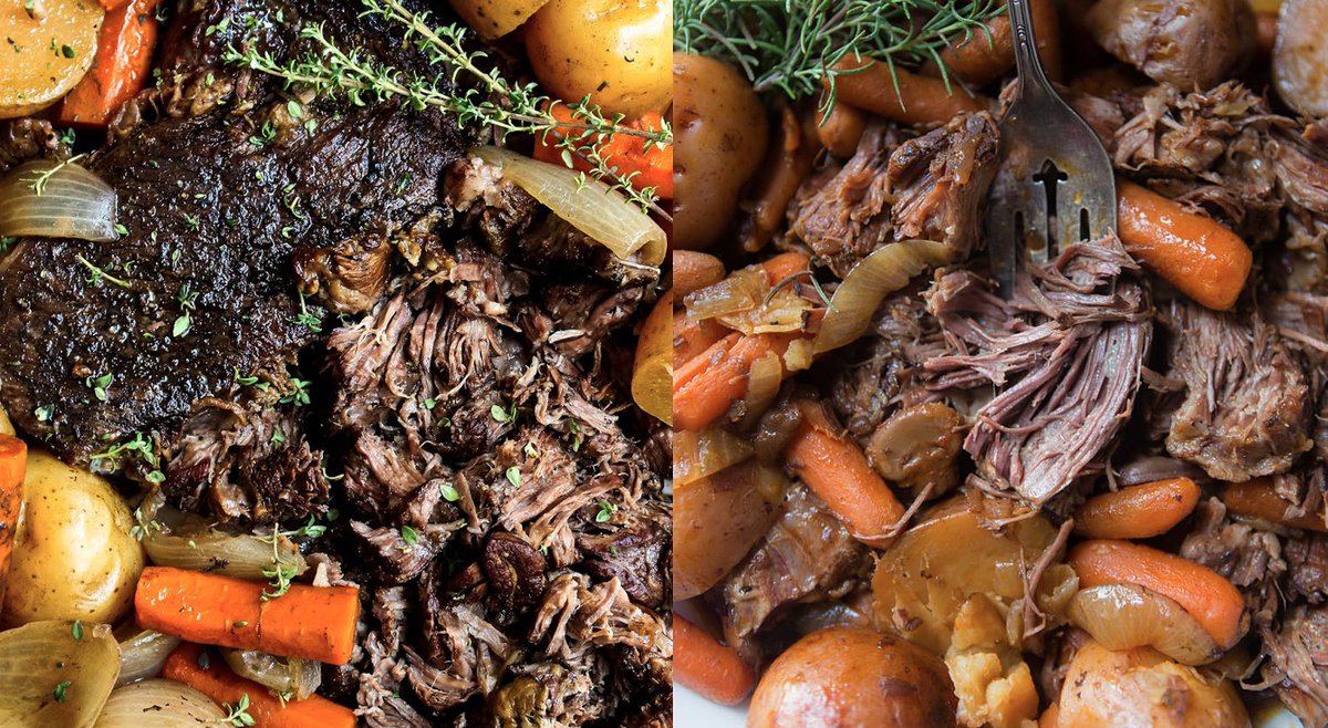 Clay_Staub's tweet photo. I've sworn not to cook a pot roast until October...it's after 4pm here and it's still 91-degrees!
October can't come soon enough, cooler weather (I hope), scary movies, and pot roast...that's all I ask for! https://t.co/yuOOslAVjT