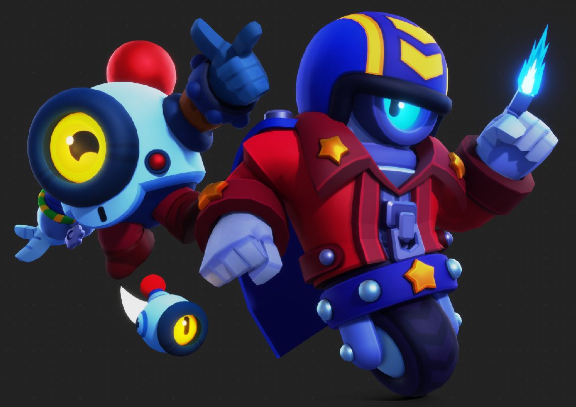 Shenis 💙 on Twitter "Stu and Nani (and Peep)!!! BrawlStars https//t