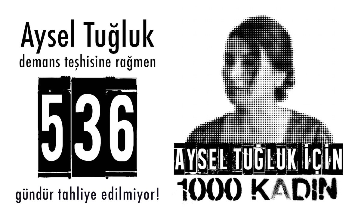 Aysel Tuğluk demans teşhisine rağmen 536 gündür tahliye edilmiyor #AyselTuğlukİçinAdalet
