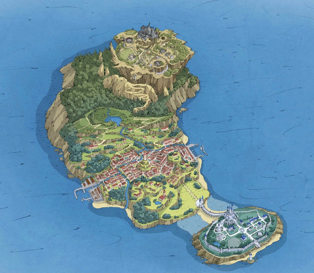 itu_baya's tweet photo. 賢者の島って改めて見ると人の頭蓋骨を横から見た図に似てるな。
そうなるとNRCが脳の部分に位置してるんだけどなんか意味あるのかな

#ツイステ考察 https://t.co/HC3ooStBFq