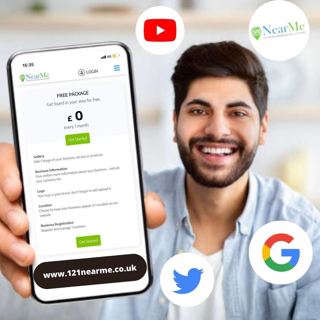 121nearme's tweet photo. FEATURED PACKAGE
Get found in your area for free.
£ 4.99
every 1 month. #5starreviews #121nearme #businessdirectory #localbusinessdirectory #freedirectory #london #uk https://t.co/vTnTwTYqov