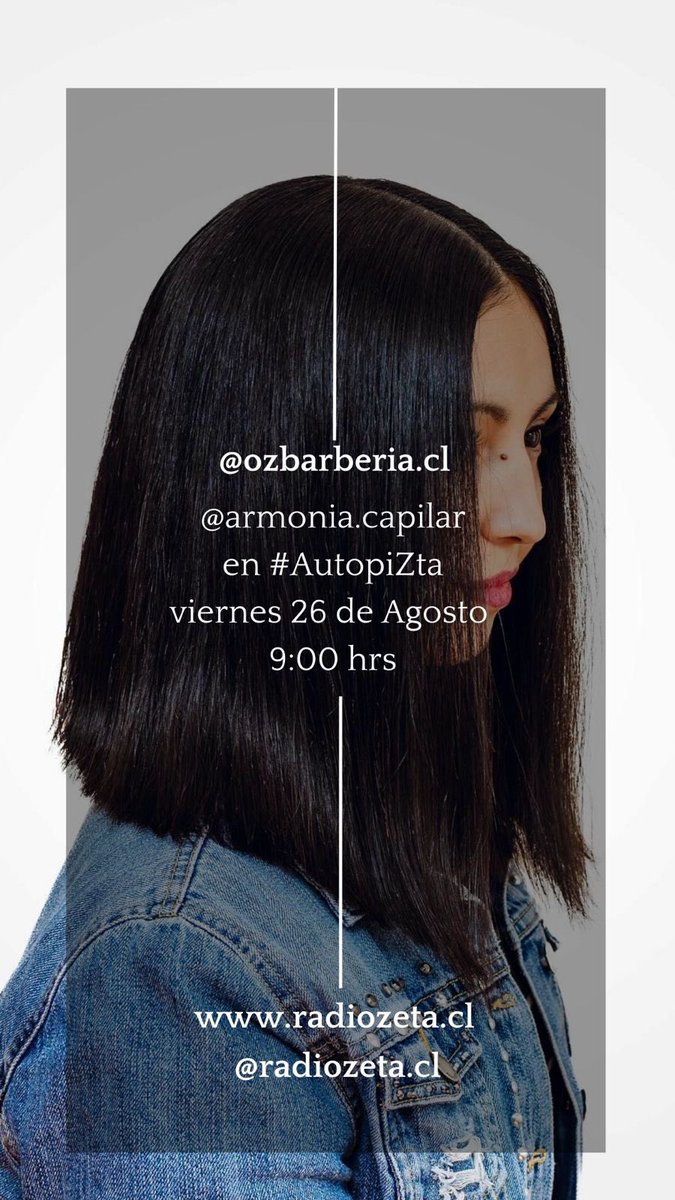 Amig@s, mañana 26 de agosto x estaremos en <a href="/RadioZeta_cl/">RadioZeta</a> desde las 9:00 am, hablando sobre cuidado capilar, botox, alisado permanente y mucho más!!! #AutopiZta 💇🏻‍♀️💇🏻‍♂️