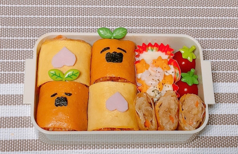 サイネリア ねっ子キャラ弁出来た オムライスロール作って体力尽きたのでおかずは冷食な模様 ねねアルバム ねっ子 お 弁当 キャラ弁 T Co Xphlxtcovf Twitter