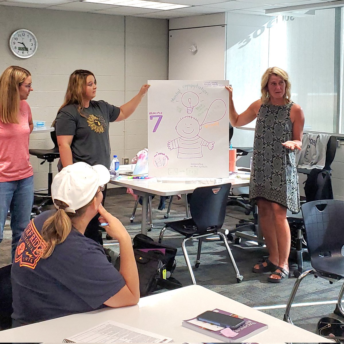 ErinPeyerk's tweet photo. Another cohort of amazing #1PHASD teachers earned their @USMathRecovery #AVMR 1 certification this week! 🎉 Honored to have the opportunity to facilitate this in-person course! https://t.co/F43syTM7Hg